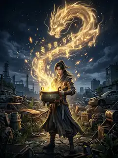 黄豆短剧_高武：我的废品站连接上古_AI奇幻漫剧高清全集在线观看